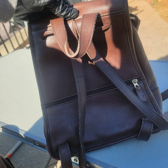 PRICE DROP Coach Womens Backpack Brown Square Turnlock Pockets Adjustable Strap - Picture 3 of 16